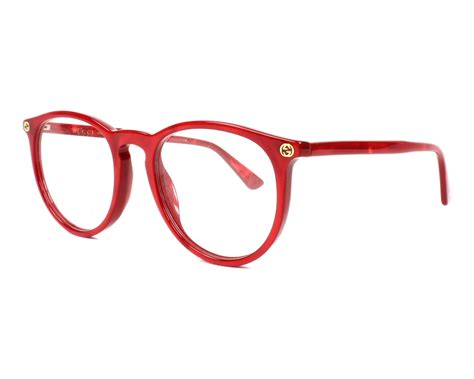 red gucci glasses women|gucci clear prescription glasses.